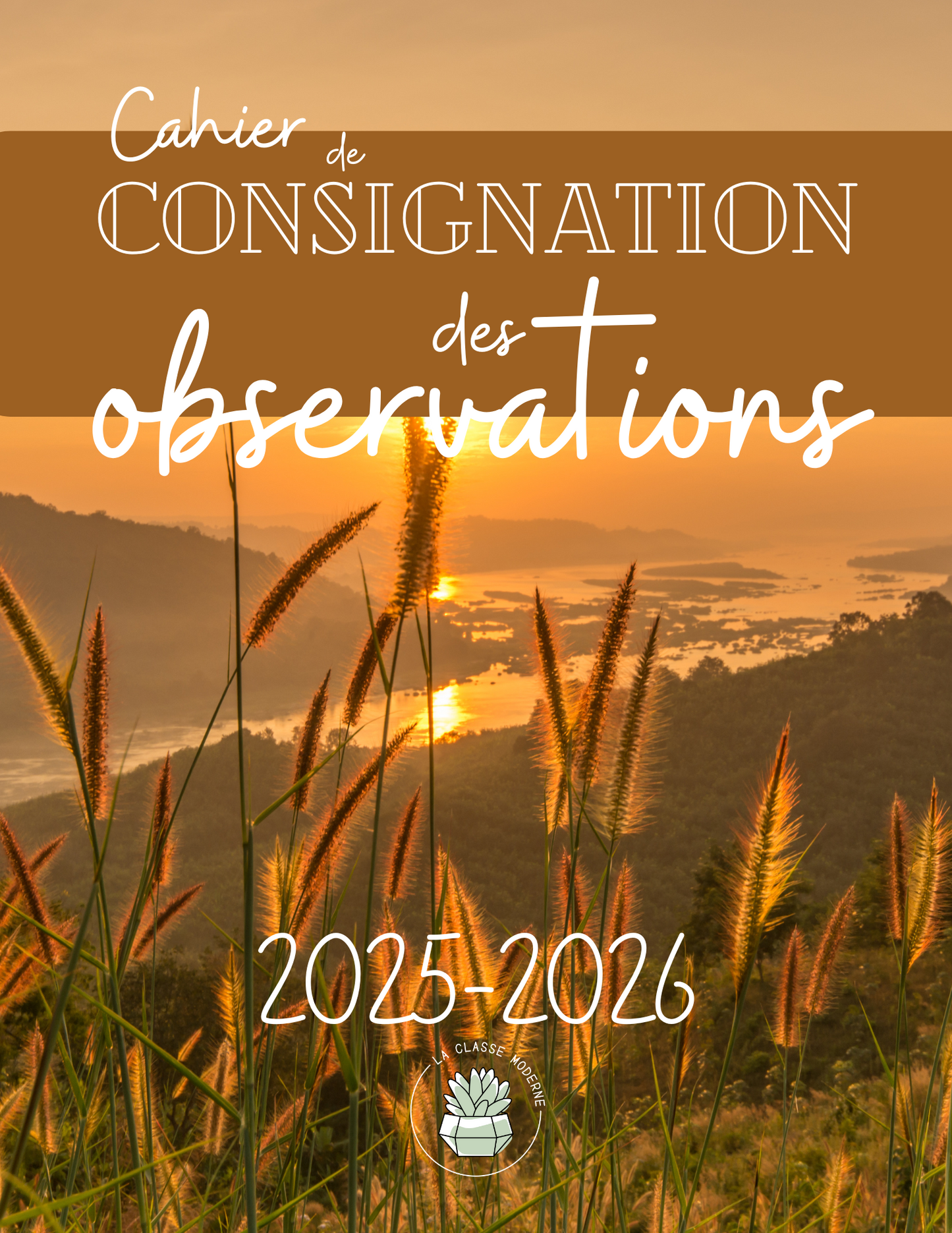 Cahier de consignation des observations - Ton cahier de notes moderne !