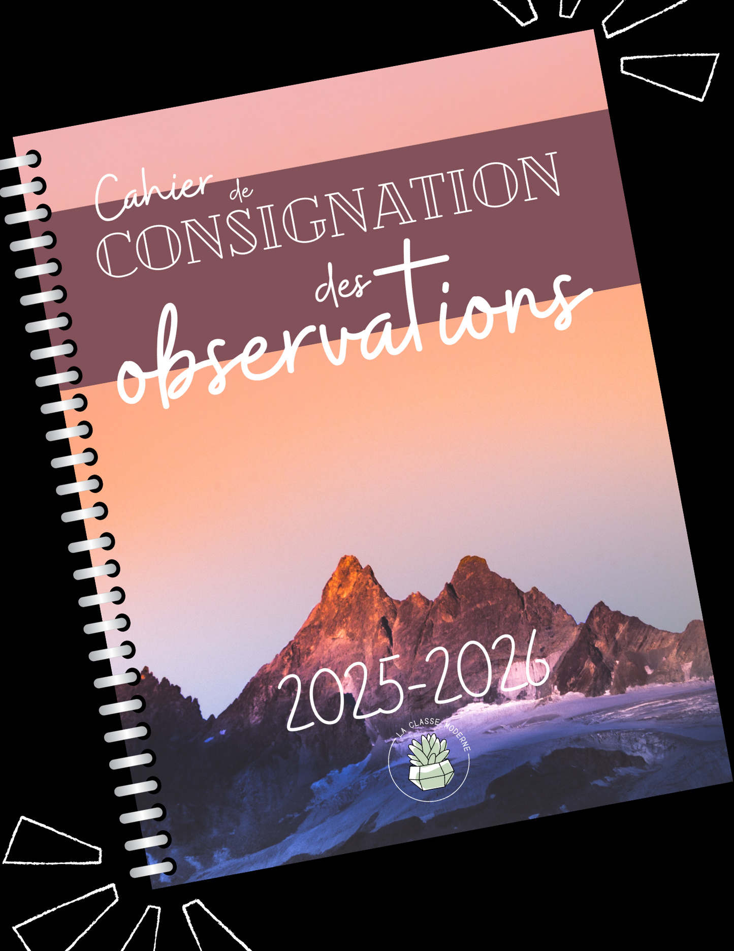 Cahier de consignation des observations - Ton cahier de notes moderne !