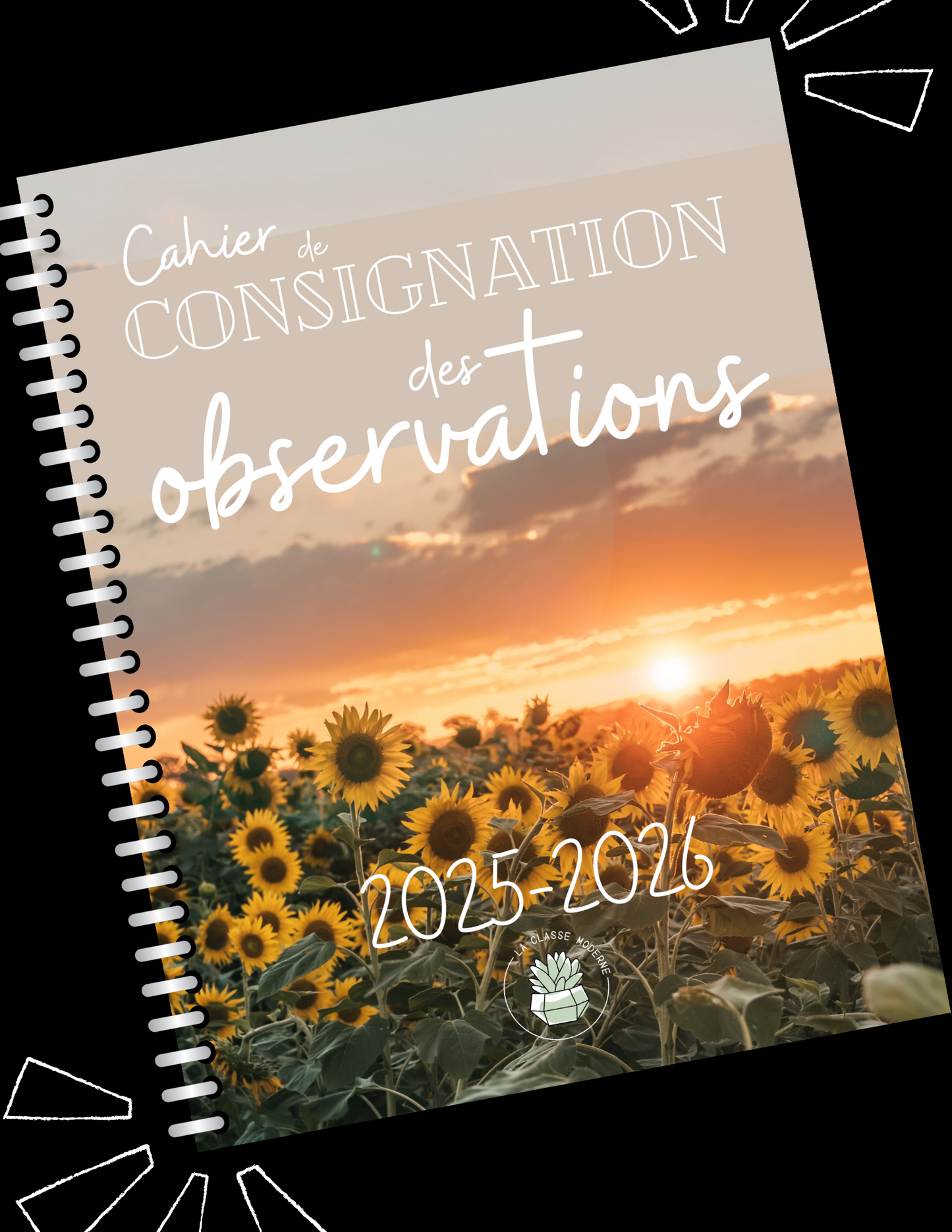 Cahier de consignation des observations - Ton cahier de notes moderne !