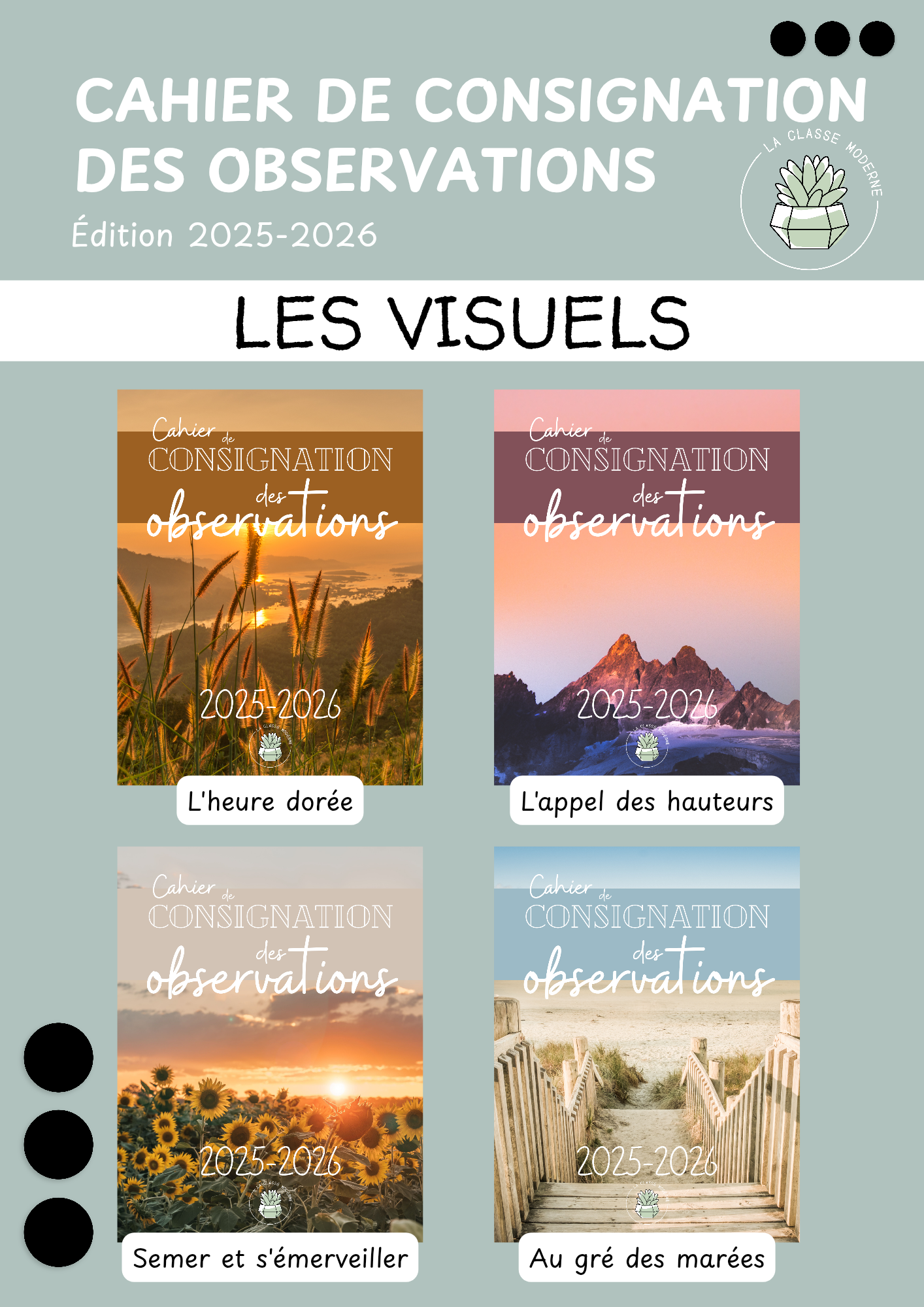 Cahier de consignation des observations - Ton cahier de notes moderne !