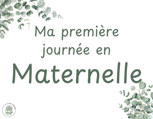 Affichettes Ma première journée en ... (Tous les niveaux) EUCALYPTUS