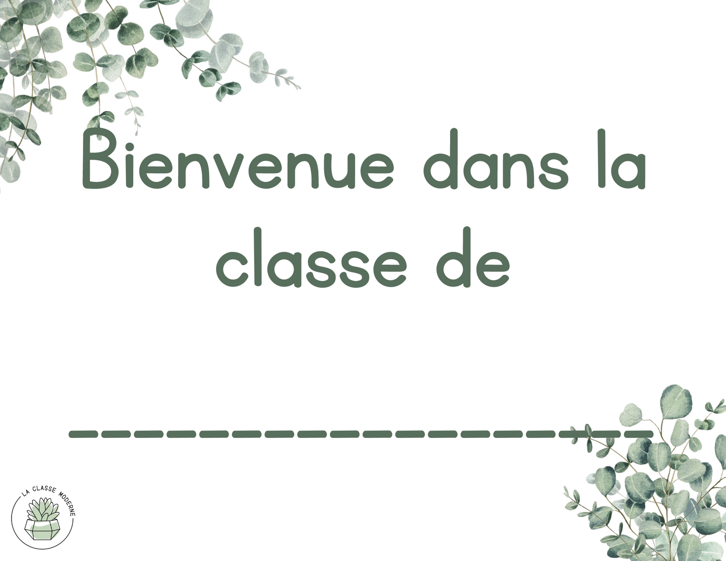 Affiches de classe - Eucalyptus