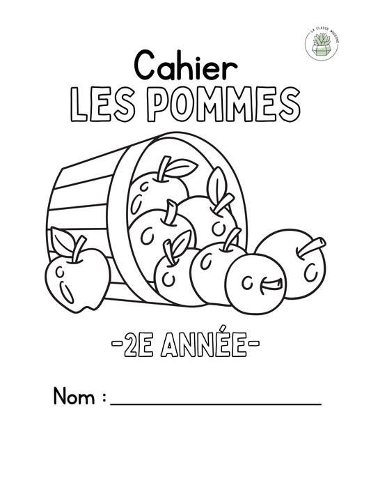 Cahier d'activités sur les pommes (2e année)