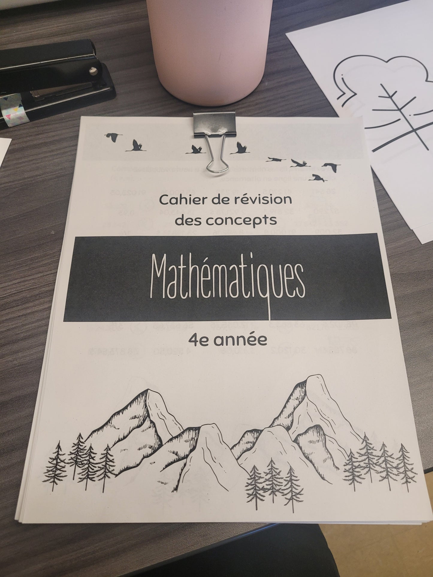 Cahier d'exercices - Concepts mathématiques 4e année