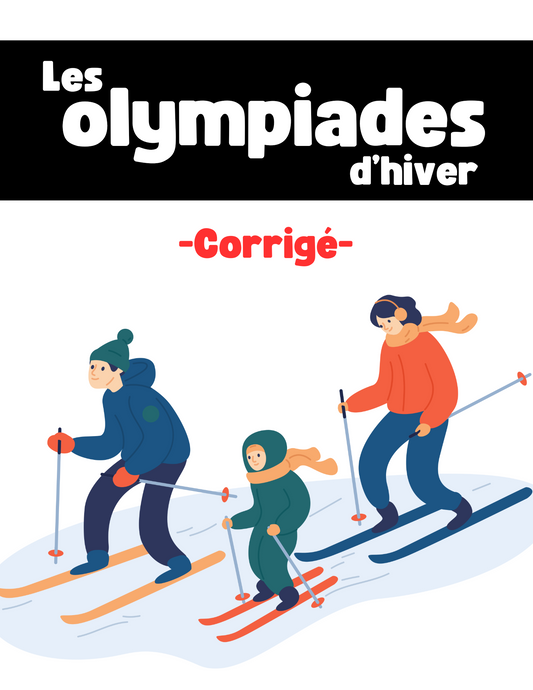 4e année - Les olympiades d'hiver