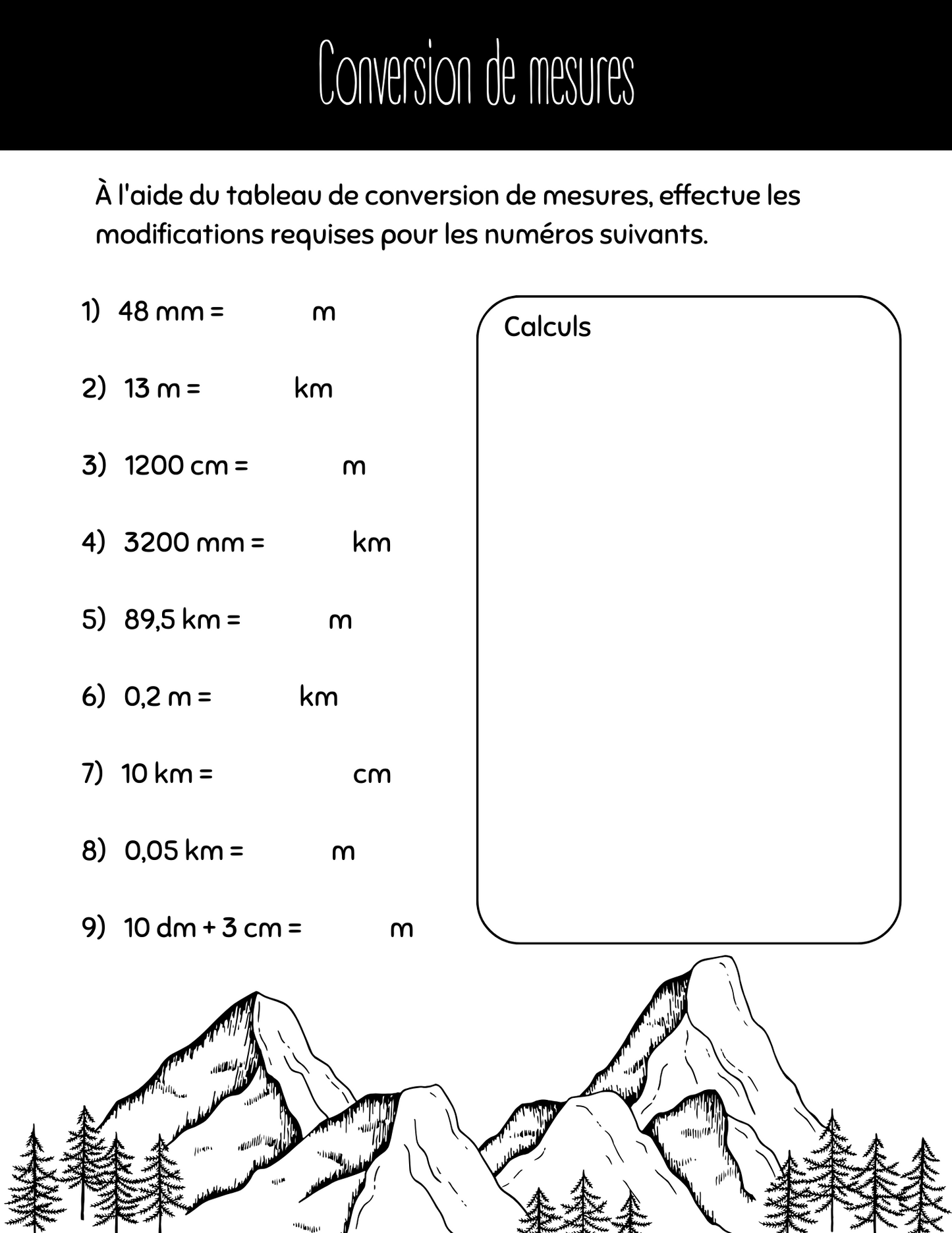 Cahier de révision annuel (math) - 6e année