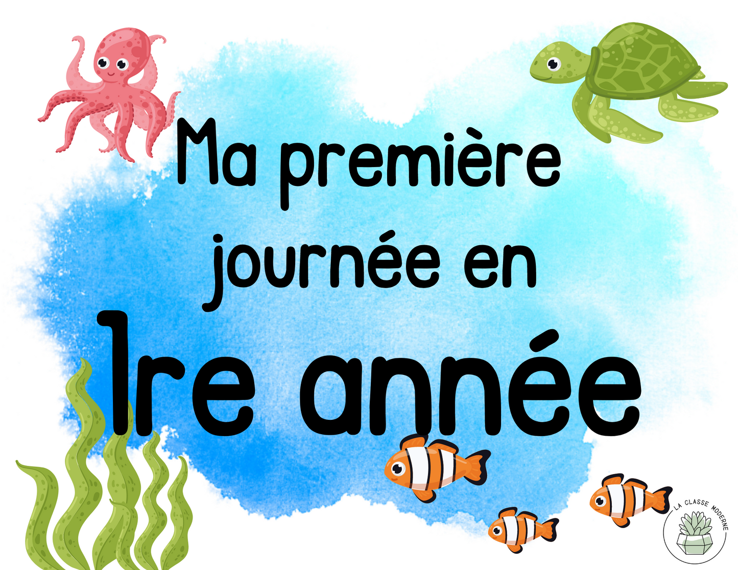 Affichettes Ma première journée en ... (Tous les niveaux) OCÉAN