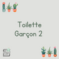 Passeport toilette - Cactus