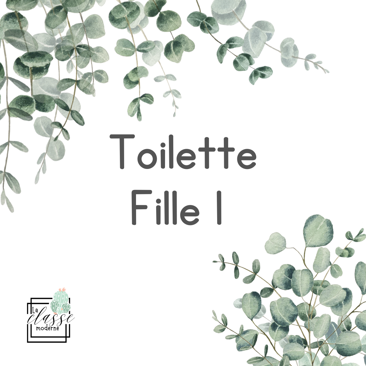 Passeport toilette - Eucalyptus