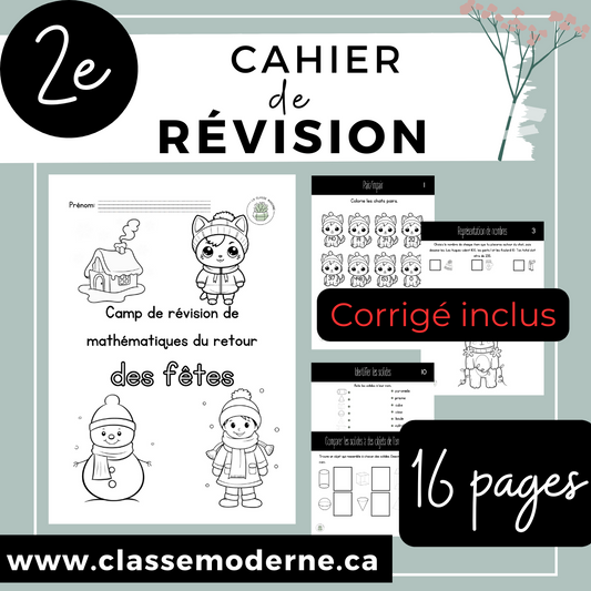 2e - Cahier de révision - Janvier