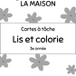 *GRANDISSANT* 3e année - Lis et colorie + concepts mathématiques