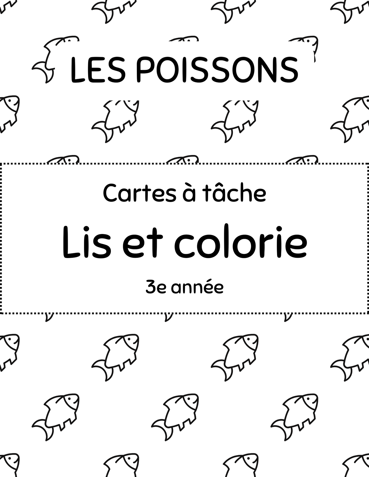 *GRANDISSANT* 3e année - Lis et colorie + concepts mathématiques