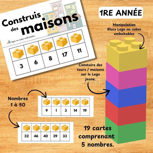 Construis des maisons - 1re année