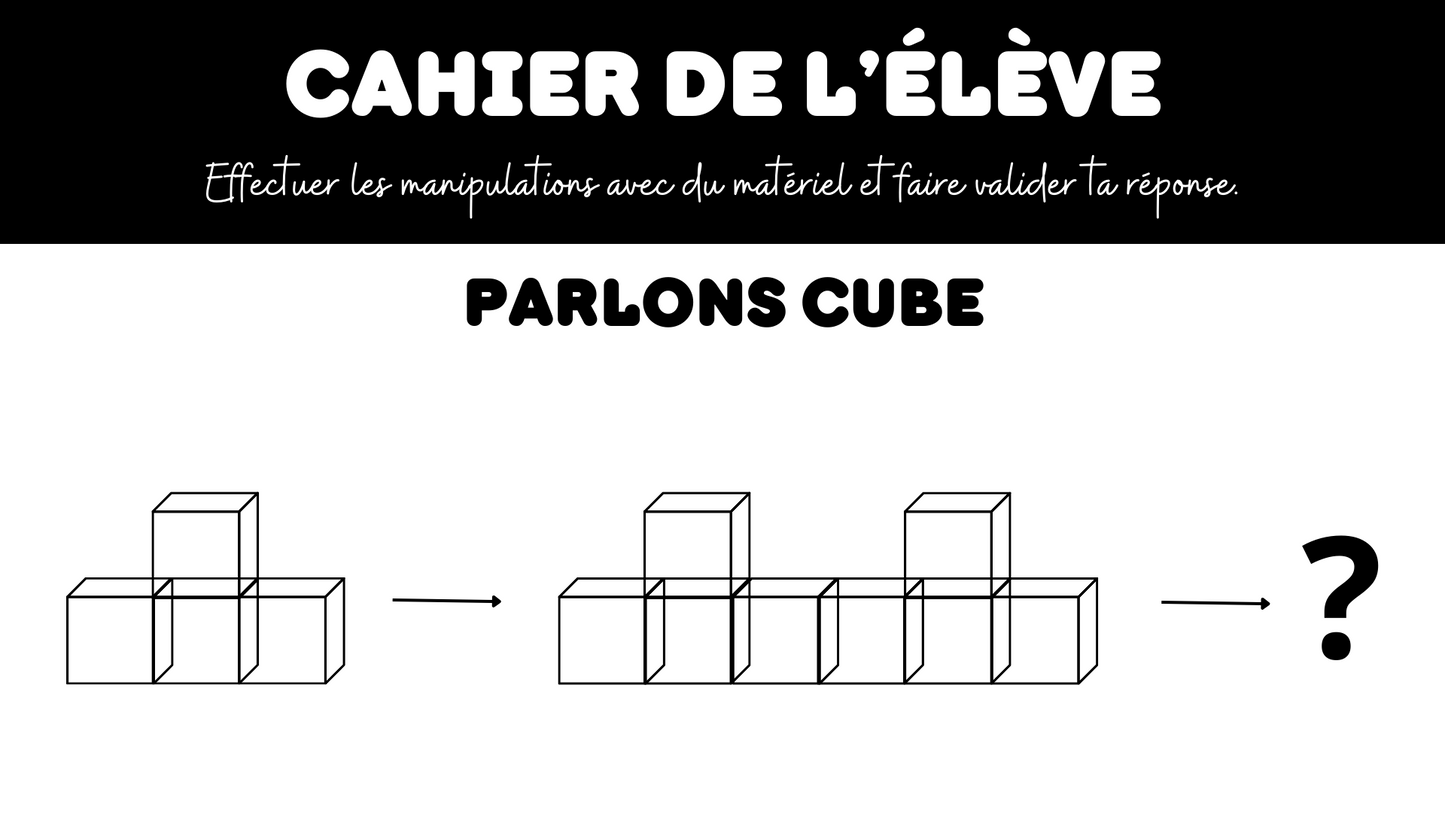 *Grandissant* Causerie mathématique - 4e année