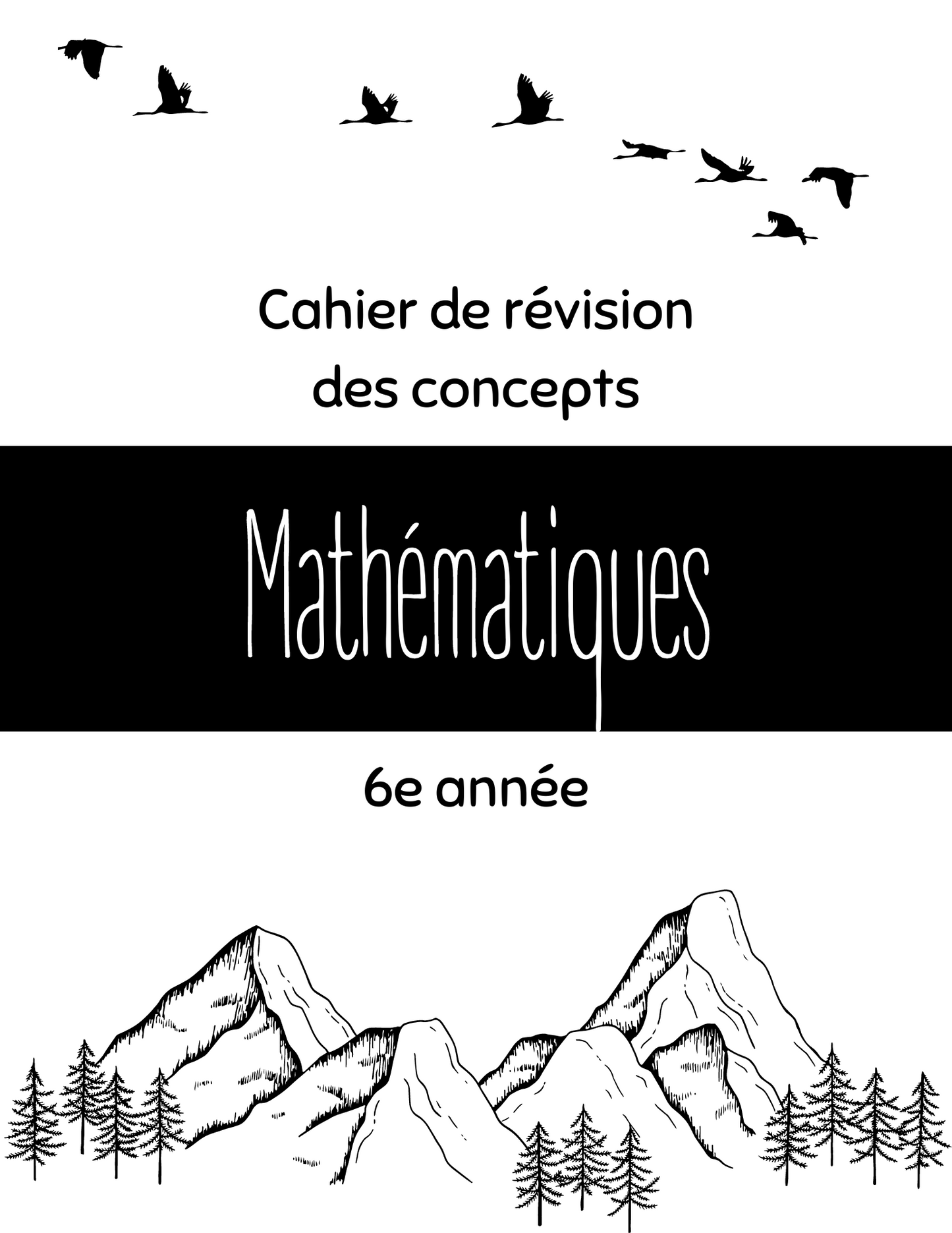 Cahier de révision annuel (math) - 6e année