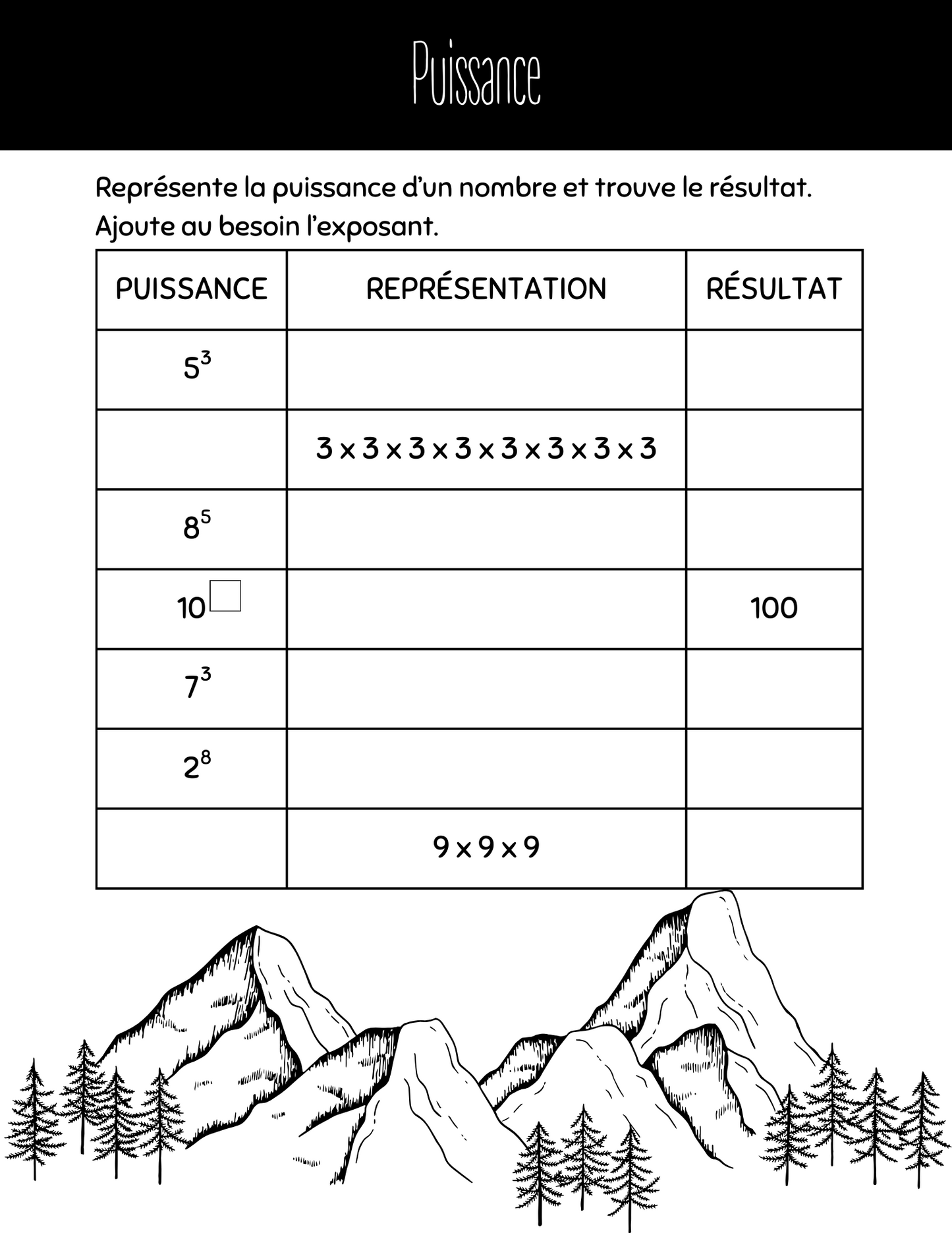 Cahier de révision annuel (math) - 6e année