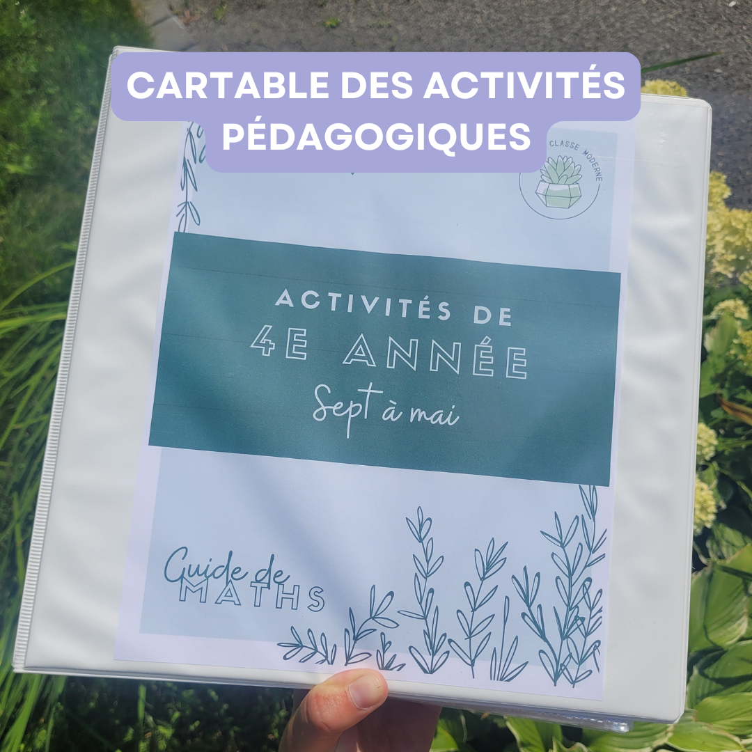 Cartable d'activités pédagogiques (MATHS)