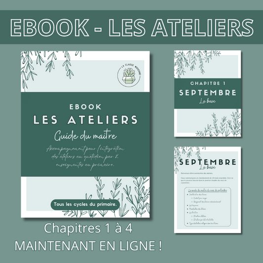 Ebook - Guide du maitre - Les ateliers