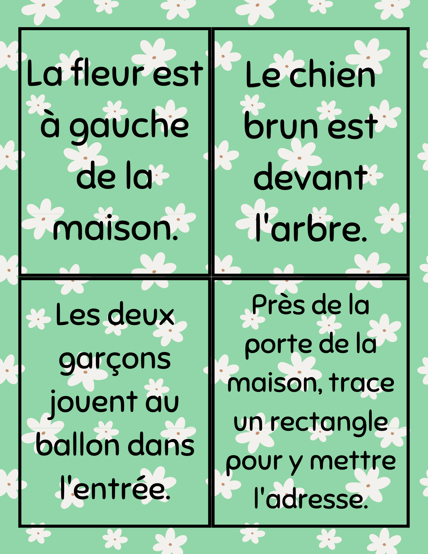 1re année - Lis et colorie + concepts mathématiques