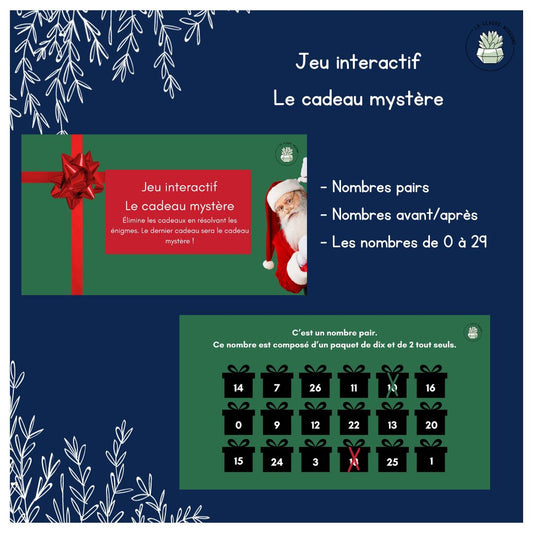 Le cadeau mystère - 1re année - Jeu interactif