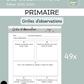 Cahier de consignation des observations - Ton cahier de notes moderne !