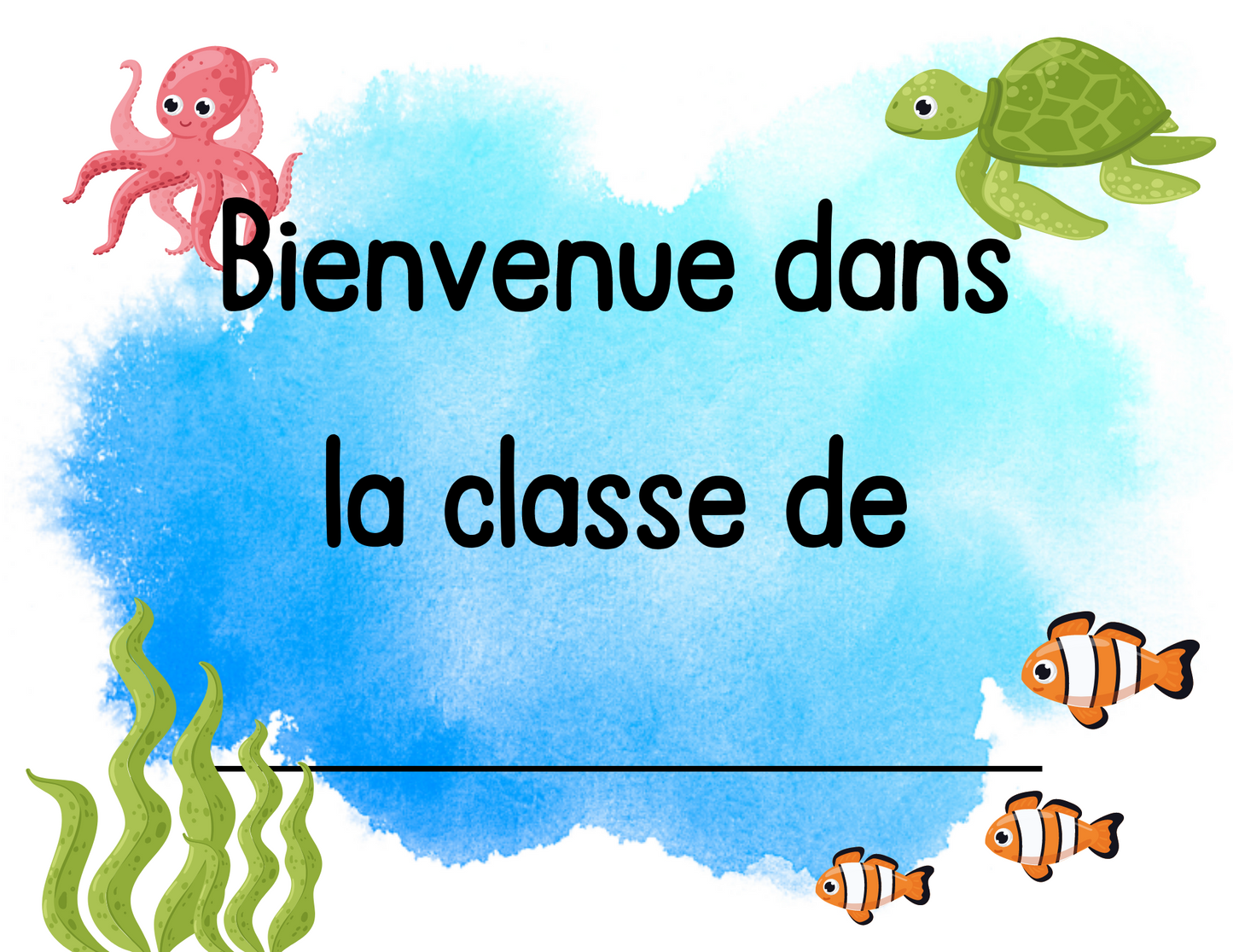 Affiches de classe - Océan