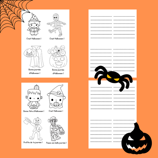 Petites cartes d'Halloween