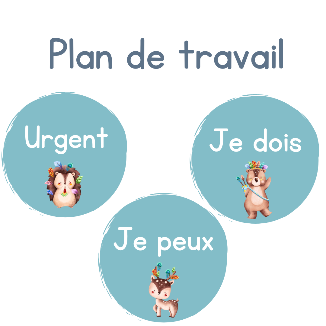 Pastilles de plan de travail - Forêt