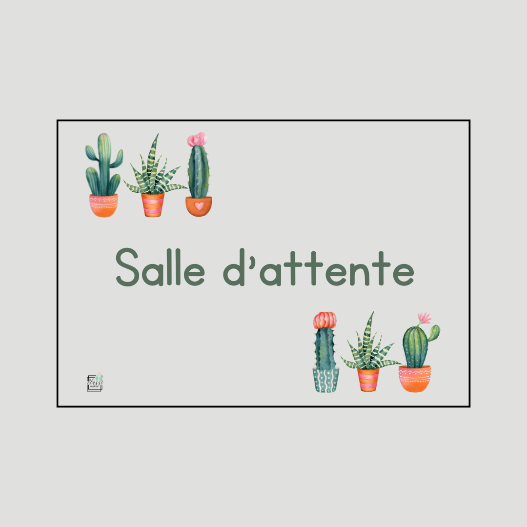 Salle d'attente - Cactus