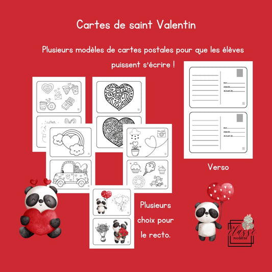 Cartes de saint Valentin